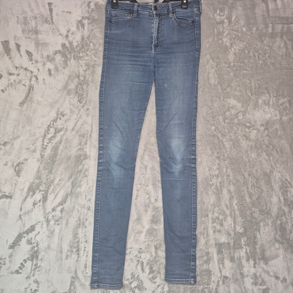 Abercrombie & Fitch Super Skinny High Rise Jeans Blue Size 4L W27 L33